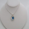 turquoise sea glass parabolic necklace3