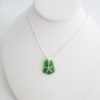 jade green sea glass necklace with starfish5