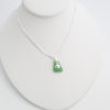 green sea glass necklace 5