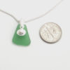 green sea glass necklace3