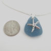 wedgewood blue sea glass necklace with starfish 3