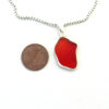 red sea glass necklace 3