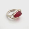 red sea glass rings 9