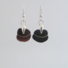 black sea glass earrings 1