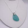 turquoise sea glass necklace 2 3