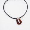 brown sea glass necklace 3
