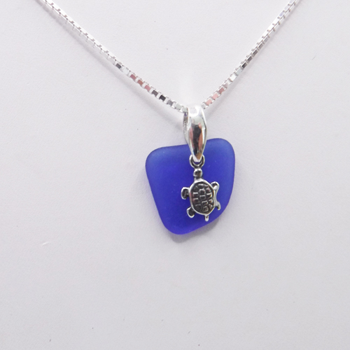 cobalt turtle necklace 3