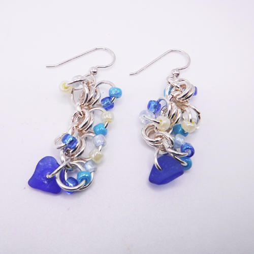 chainmaille earrings 1